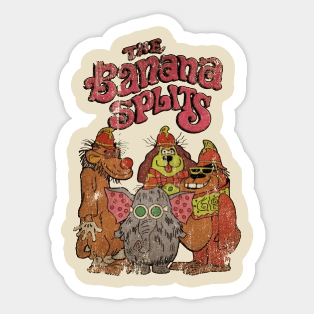 Banana Splits Sticker by driveclassics.workshop